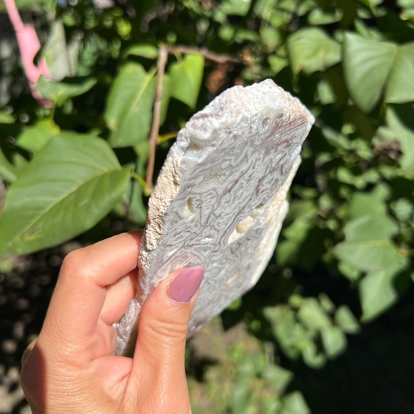 Mexican lace (1) agate slab with stand | crystal - Picture 7 of 14